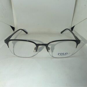 Polo by Ralph Lauren Men’s Black Semi-Rimless Glasses